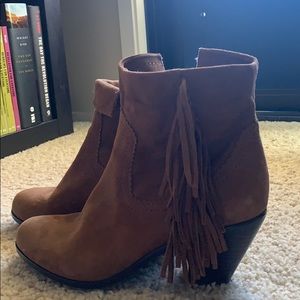 Suede Sam Edelman Fringe Boot
